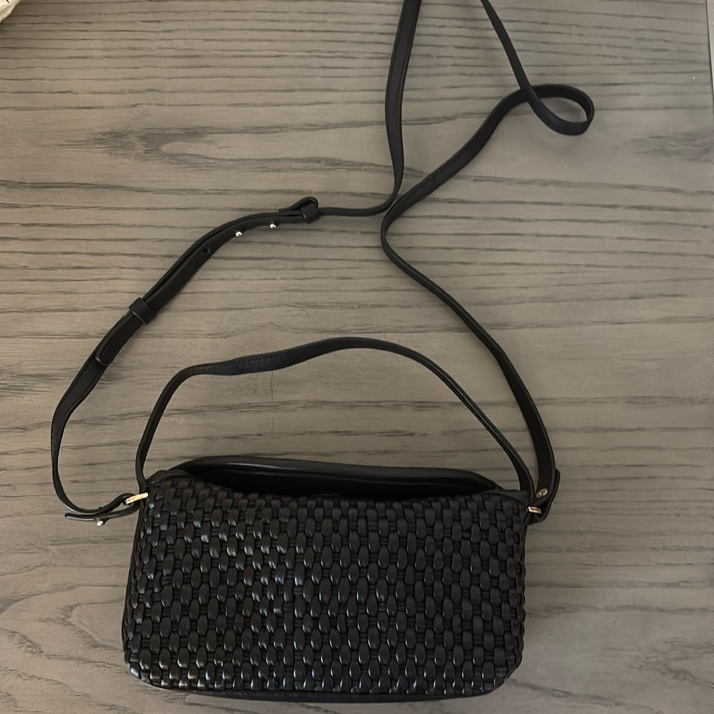 DARK BROWN Massimo Dutti Crossbody Bag